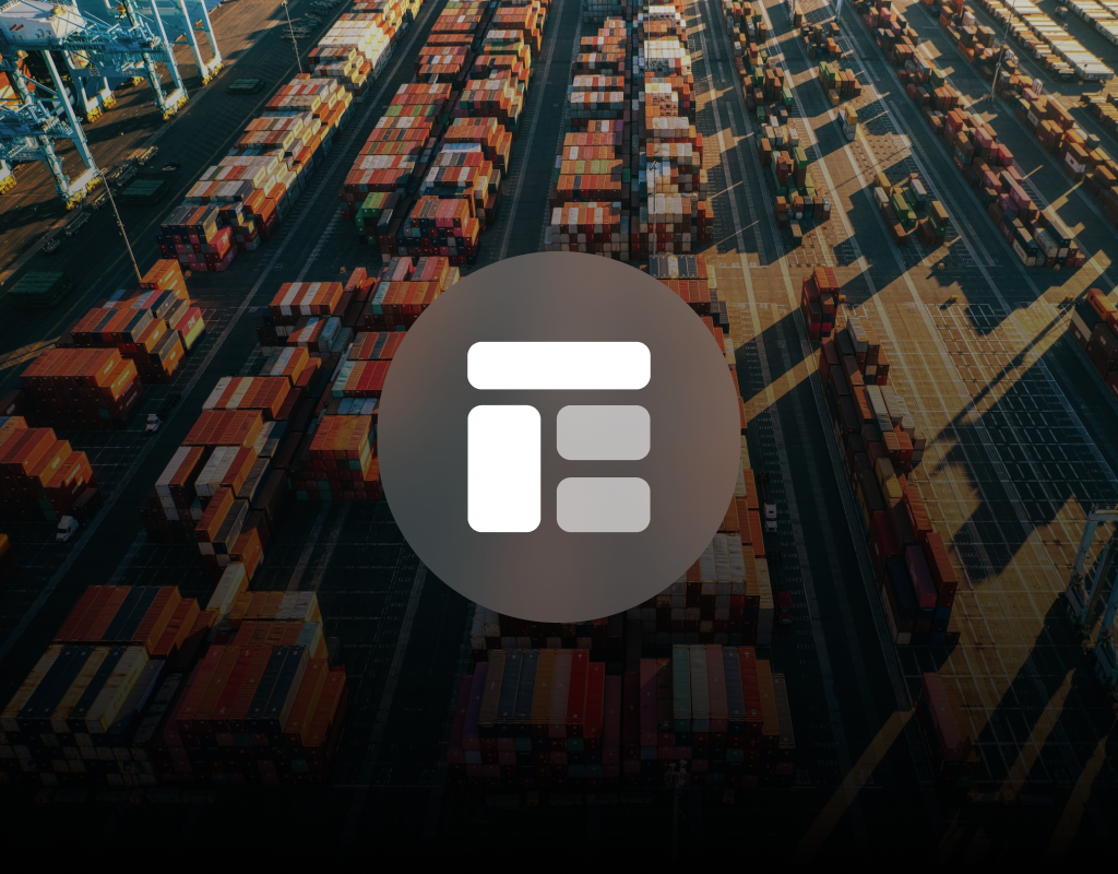 Abstract cover illustration for the Engine Dashboard case study, real screenshots are password protected